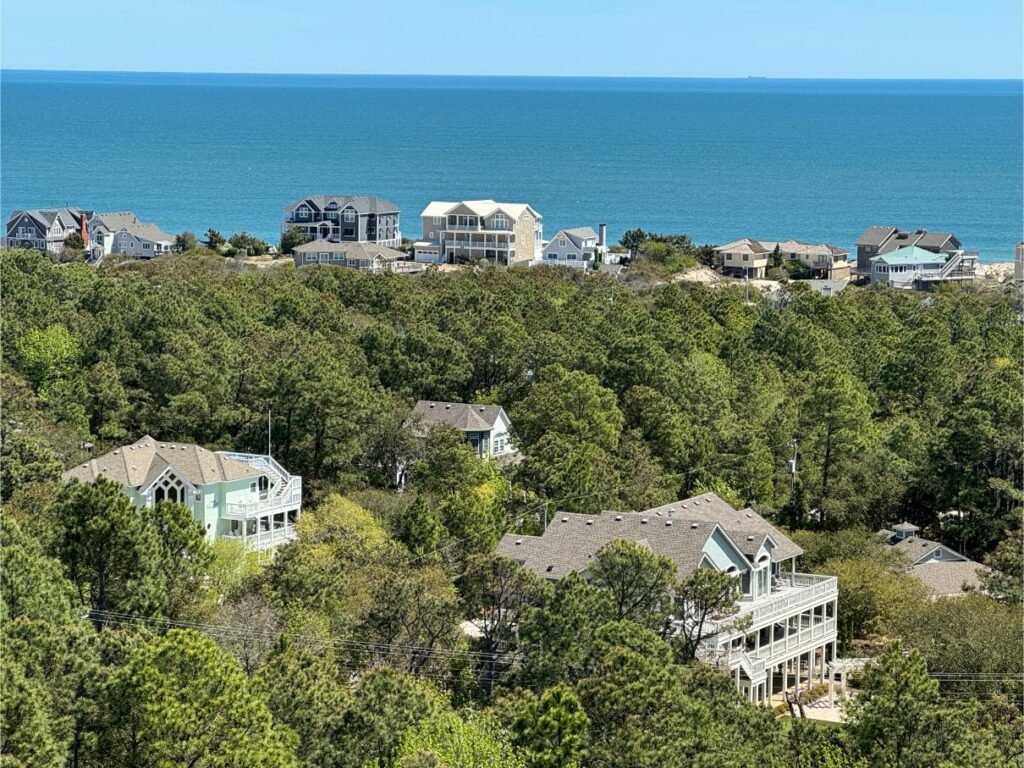 View from the top of Currituck Beach Lighthouse. Photo by Debbie Stone