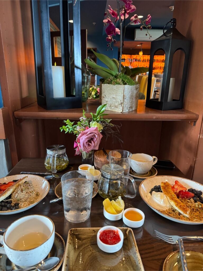 Breakfast for two. Photo by Debbie Stone