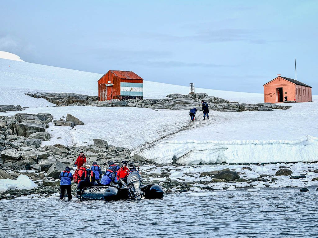 Damoy Hut at Dorian Bay is a special place listed as a Historic Site and Monument No. 84.This site is Antarctica’s only protected historic transit facility and skiway, providing shelter and safe passage for scientists. Photo by Jett Britnell,