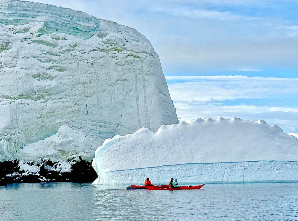 Nicknamed Iceberg Alley,the Antarctic Peninsula is a sight to behold. Photo by Jett Britnell