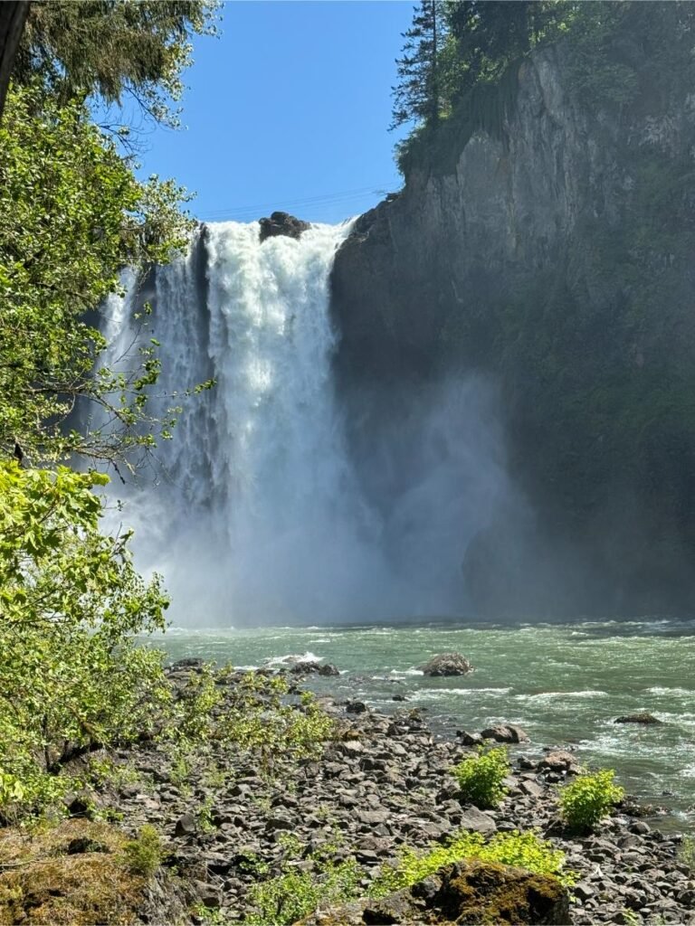 View of the Falls from the bottom. Photo by Debbie Stone