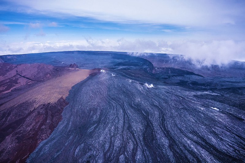 Kīlauea and Mauna Loa in Hawaii 