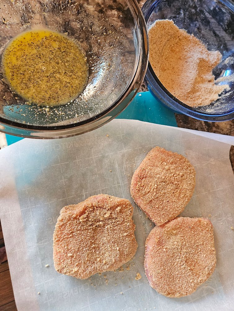 breading pork