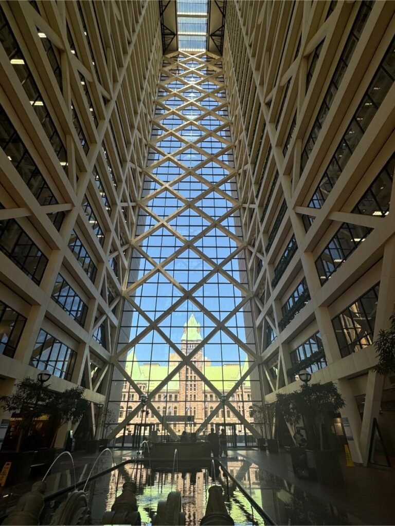 View of City Hall and Courthouse from the Hennepin Government Center. Photo by Debbie Stone