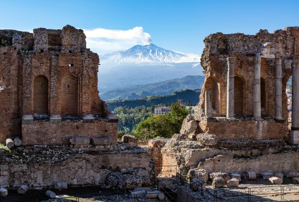 Mount Etna in Sicily 