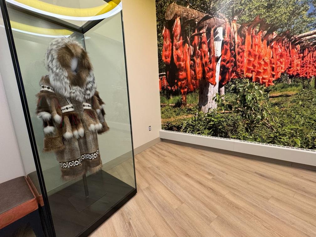 Exhibit in the Hall of Cultures at the Alaska Native Heritage Center. Photo by Debbie Stone