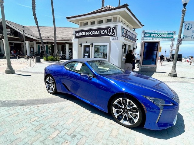 The 2024 Lexus LC 500 convertible is quite a beauty. Photo Jill Weinlein