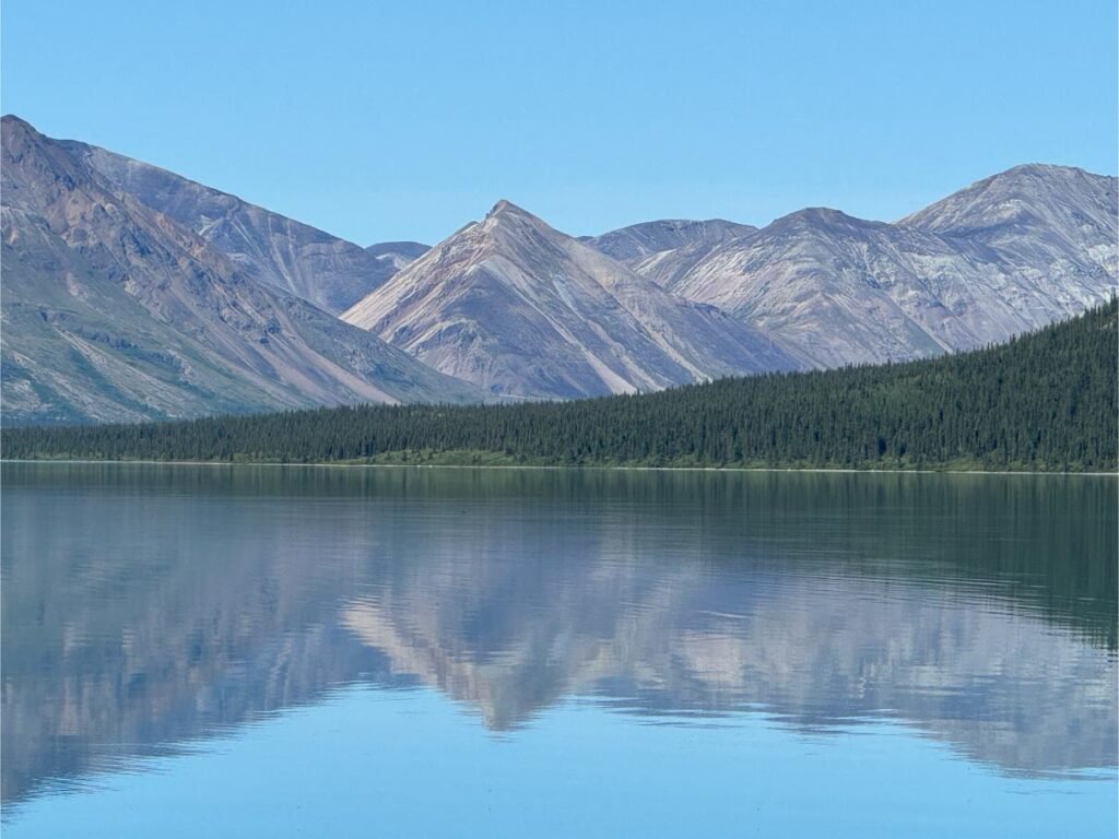 Stellar view of Upper Twin Lake from Proenneke site. Photo by Debbie Stone