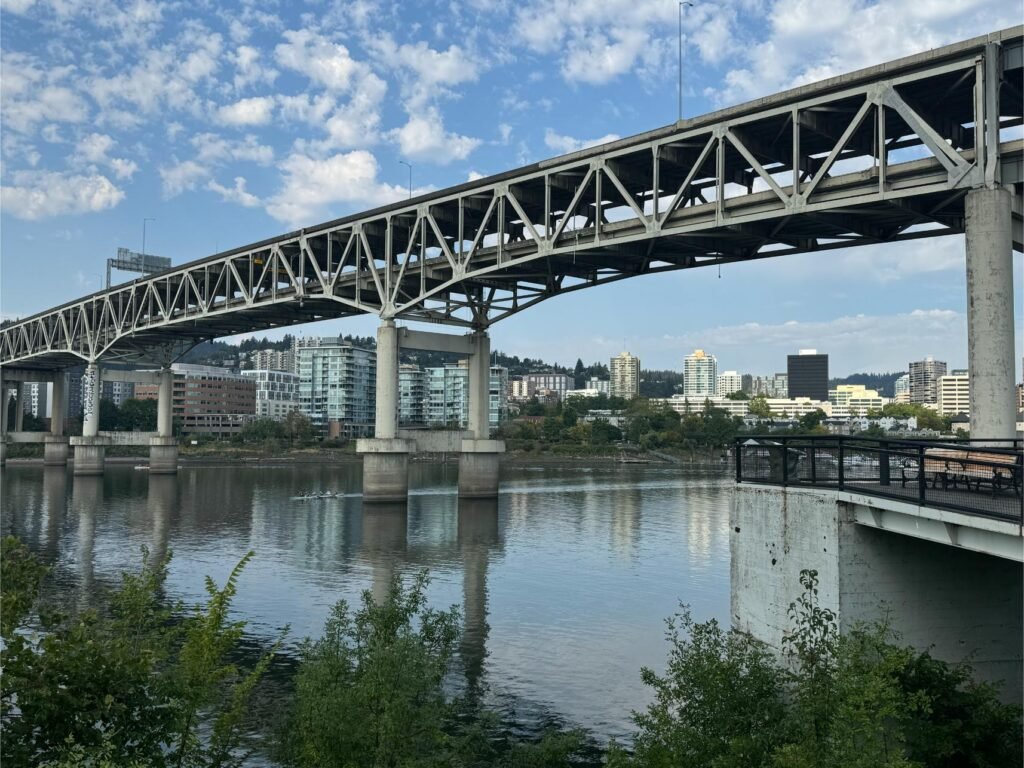 Step outside for great views of the city. Photo by Debbie Stone