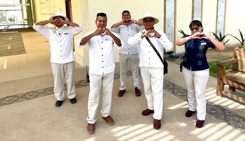 Staff at Pueblo Bonito Pacifica. Photo Jill Weinlein