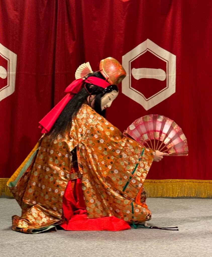 Performance at shrine. Photo by Debbie Stone