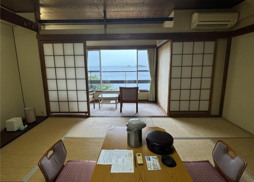 Ryokan room with a view. Photo by Debbie Stone