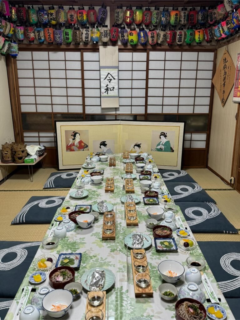 The table is set for dinner. Photo by Debbie Stone