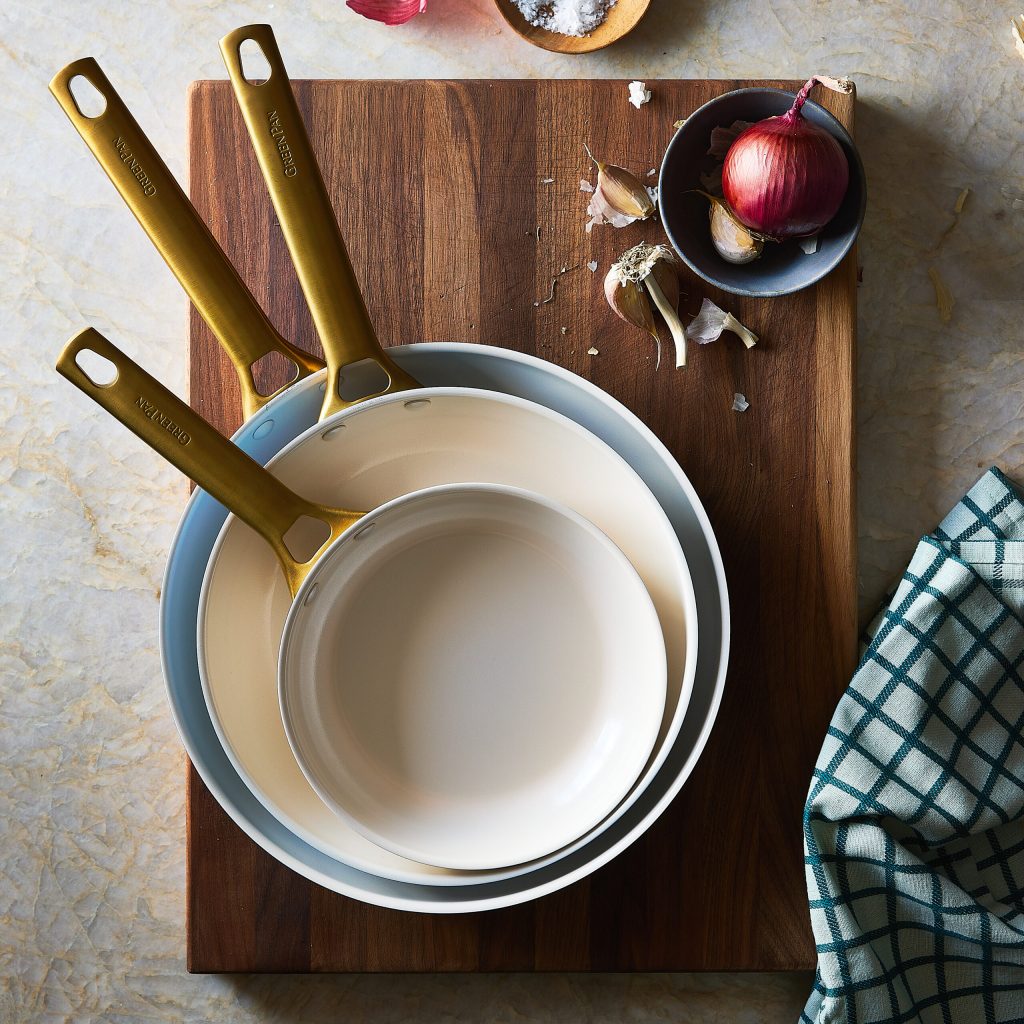 Food52 Food52 GreenPan Reserve Ceramic Nonstick Fry Pan is an ideal set for the home chef. Courtesy of Food52