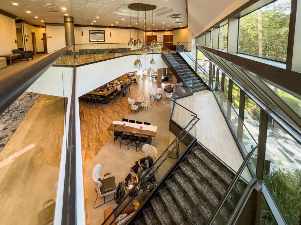 Sonesta Irvine Conference Center Overlooking the Lobby and Lounge