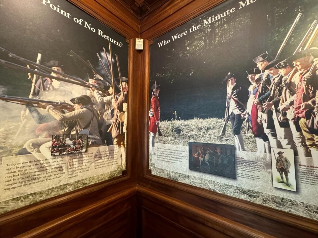 Exhibits inside North Bridge Visitor Center. Photo by Debbie Stone