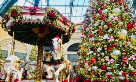 See ‘Twas A Holiday Story at Bellagio Conservatory and Gardens