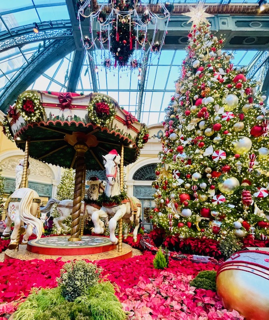 See ‘Twas A Holiday Story at Bellagio Conservatory and Gardens