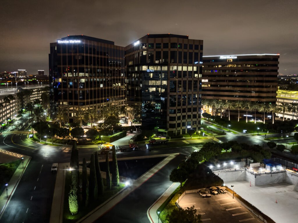 Irvine Concourse Night View at the Sonesta Irvine 