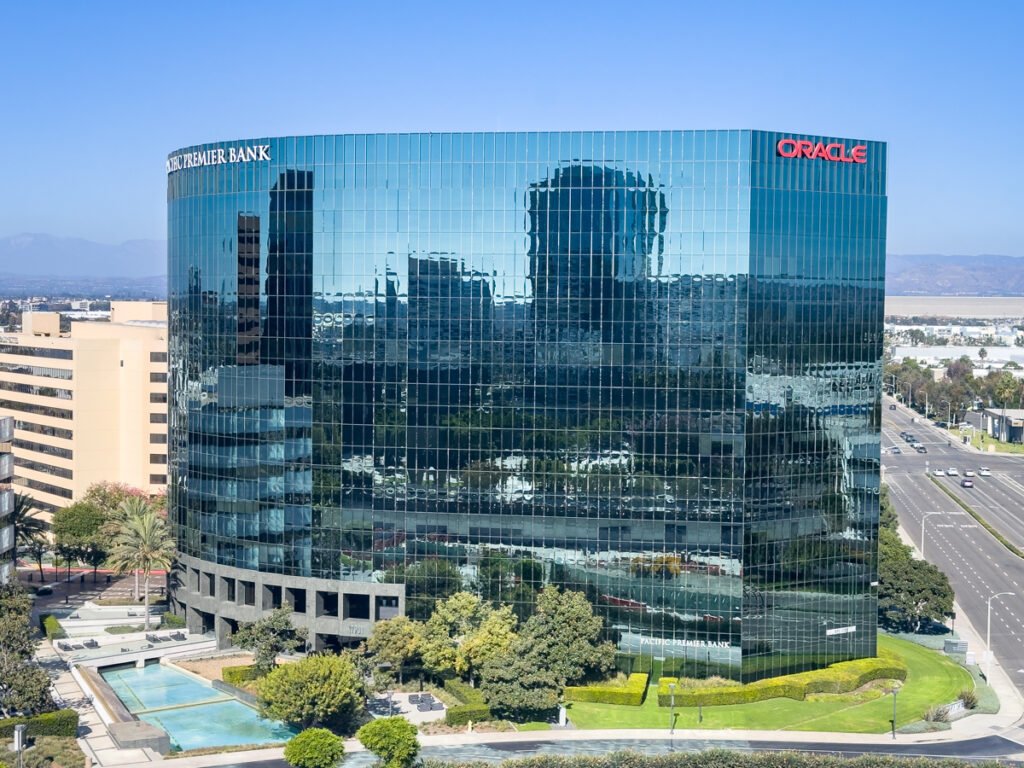 Irvine Concourse Northern View from Sonesta Irvine with Tustin Hangar to the Hills