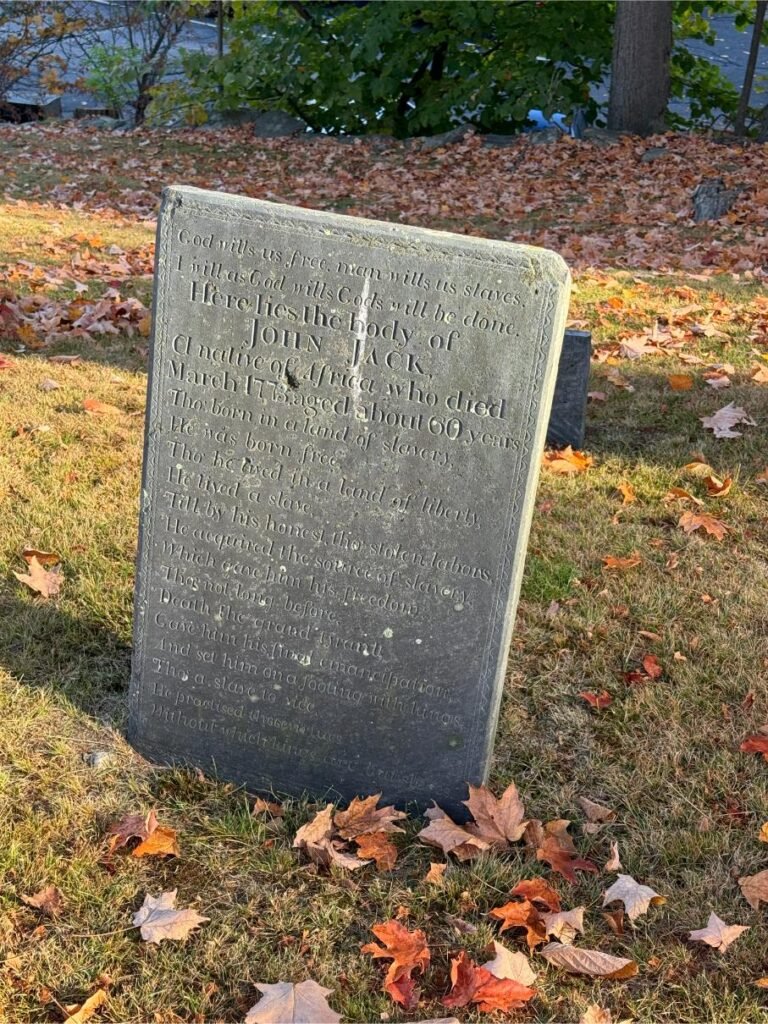 John Jack's headstone. Photo by Debbie Stone