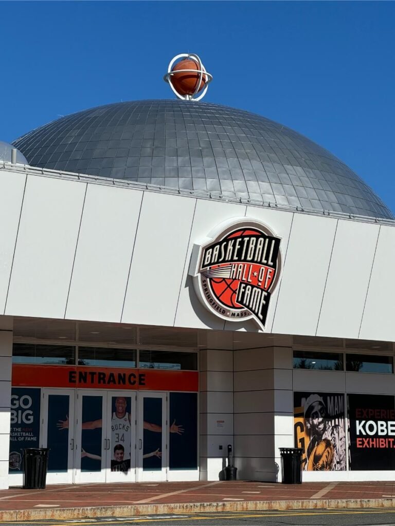 Welcome to the Basketball Hall of Fame! Photo by Debbie Stone